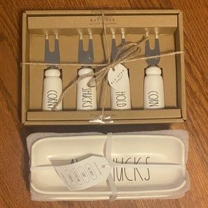 Rae Dunn Corn Holders & Corn Trays.